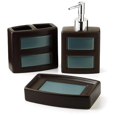 Hometrends Gridlock 3 Piece Bath Accesso