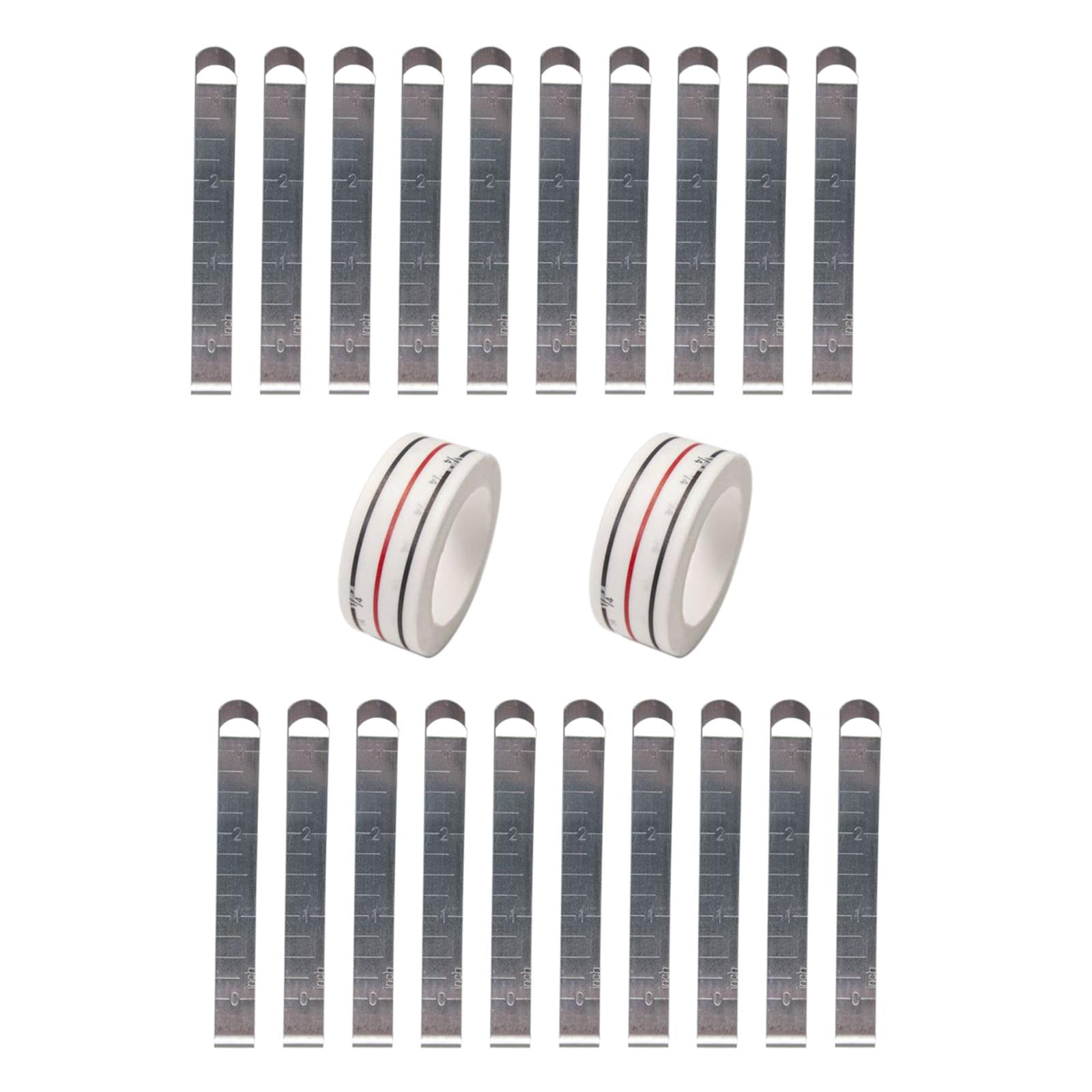 FVDPWYE 20 Pieces Hemming Clip Measure Locator Clip 3in Accurate Tool Durable Portable
