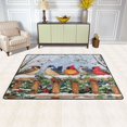 thumbnail image 3 of Non-Slip Area Rug 36"x24" Indoor Washable Floor Mats Carpet Printed for Living Room, Bedroom, Home Decor Colorful Birds, 3 of 7