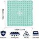 thumbnail image 2 of Alfombrilla de baño cuadrada con ventosa antideslizante - Duradera y elegante - Alfombrilla de ducha antideslizante - Diseño moderno - Ventosas de calidad - Lavable a máquina y látex F, 2 of 5