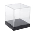 thumbnail image 2 of Transparent Acrylic Display Box Protection Action Figure Toy Show Case 15x15x15cm, 2 of 8