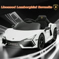 thumbnail image 2 of Kerry Yoo 12V Licensed Lamborghini Revuelto Kids Electric Ride On Car for Toddler, Music-White, 2 of 6