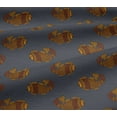 thumbnail image 5 of oneOone Viscose Jersey Fabric Fish Block Print Fabric By Yard 60 Inch Wide, 5 of 5