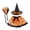 A-Gold, variant on mgoYE Girls Halloween Dress Halloween Witchtume Set - Princess Skirt with Hat for Carnival Party Size 5-6 Years