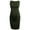 Army Green, variant on Women's Ruched Maternity Dress Clothes Sleeveless Bodycon Dress