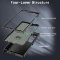 thumbnail image 3 of Funda Case MYBAT Maverick clip para Samsung S24 ULTRA Negra, 3 of 7