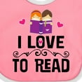 thumbnail image 4 of Inktastic I Love to Read Girls Baby Bib, 4 of 4