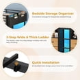 thumbnail image 4 of Afuhokles Low Loft Bed Twin Size with 8 Storage Drawers, Twin Loft Bed with Bookcase and LED Lights, Black, 4 of 8