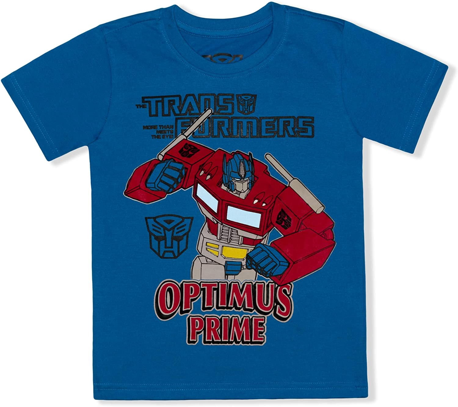 Transformers Optimus Prime and Bumblebee Boys 3 Pack Short Sleeve T-Shirts Tees for Little Kids