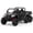 black, variant on 24V Kids Electric Ride On Dump Truck 2 Seater, 4WD 6 Wheel Battery Powered Vehicle with Remote Control Dump Bed Shovel