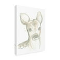 thumbnail image 2 of Trademark Fine Art 'Deer Cameo I' Canvas Art by June Erica Vess, 2 of 3