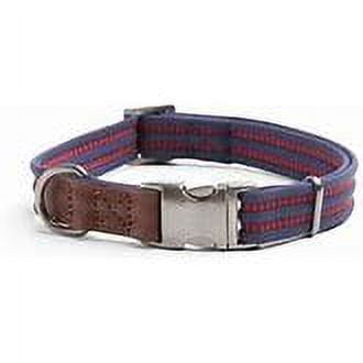 UPC: 0800443434680 | Reddy Navy/Red Webbed Dog Collar  L/XL – 16 – 26 in