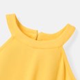 thumbnail image 4 of PatPat Kid Girls 2 Pieces Outfits Set Halter Tank Top Bowknot Tropical Shorts Sizes 5-12, 4 of 6