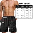 thumbnail image 5 of Htwon Men Loose Casual Shorts Basketball Sports Gym Fitness Mesh Pants Workout Summer, 5 of 15