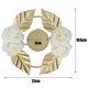 thumbnail image 2 of Candle Holder Rose Flower Decoration Round Base Iron Material Elegant Style At Decorative Golden Candle Stand C, 2 of 3