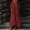 Wine, variant on QUNYINEY Spring Dresses for Women Long Solid 3/4 Sleeve Cotton Linen A Line Dress Flowy Loose Fit Casual V Neck with Pockets Dresses
