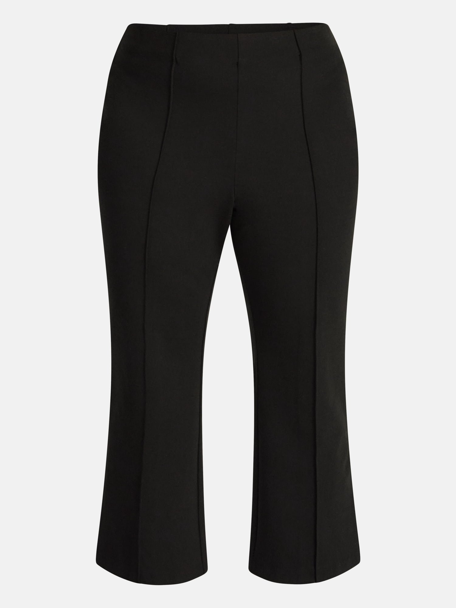 Terra & Sky Women's Plus Cropped Ponte Knit Pants, Sizes 0X - 5X