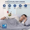 thumbnail image 2 of Summer cooling blanket with Q-max>0.45, double-sided Arc-Chill fabric, 2 of 4