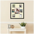 thumbnail image 2 of ArtToFrames Collage Photo Picture Frame with 1 - 8x10 and 6 - 4x5" Openings, Framed in Black with Oyster and Black Mats (CDM-3926-265), 2 of 8