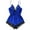 Blue, variant on Lolmot Satin Lingerie for Women Teddy Lingerie Sexy Cross Backless Cami Lace Trim Bodysuit One Piece Babydoll Naughty Lingerie Sleepwear on Clearance