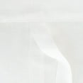 thumbnail image 3 of DriftAway Solid Color Linen Textured Slub Sheer with Pom Pom Trim Tie Up Decorative Adjustable Balloon Rod Pocket Window Curtains for Small Window 31" x 47" White, 3 of 7