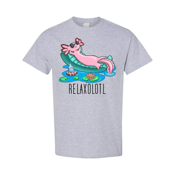 Inktastic Relaxolotl Cute Axolotl on Summer Vacation T-Shirt