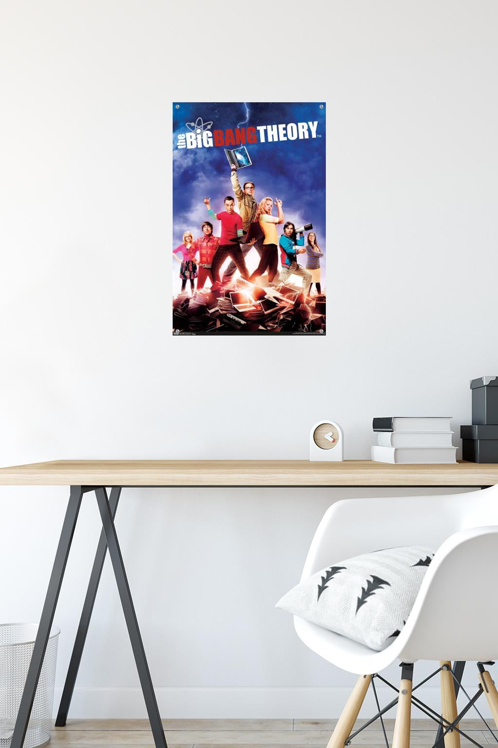 The Big Bang Theory - Key Art Wall Poster with Pushpins, 14.725" x 22.375"