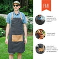 thumbnail image 3 of Foster & Rye Canvas Grilling Apron with Adjustable Strap for BBQ Cooking, 3 of 12