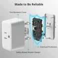 thumbnail image 4 of SwitchBot Smart WiFi Plug Mini | Apple HomeKit Enabled, 15A, Bluetooth, Works with Alexa, Google Home, App Remote Control & Timer Function, No Hub Required, 4 of 4
