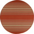 thumbnail image 2 of Art Carpet 30164 8 x 11 ft. Plymouth Collection Nautical Flat Woven Indoor & Outdoor Area Rug, Red, 2 of 3