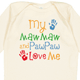 thumbnail image 4 of Inktastic Mawmaw and Pawpaw Love Me Boys or Girls Long Sleeve Baby Bodysuit, 4 of 5
