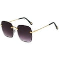 thumbnail image 1 of UPGRATOR 1Ud Gafas De Sol Sin Marco Para Mujer Con Montura Metálica Y Rectangular, 1 of 8
