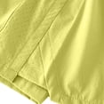 thumbnail image 6 of CPNG Girls Sport Shorts Quick Drying Summer Thin Shorts Casual Loose Elastic High Waist Running Lightweight Training Shorts(Yellow,9-10 Years), 6 of 7