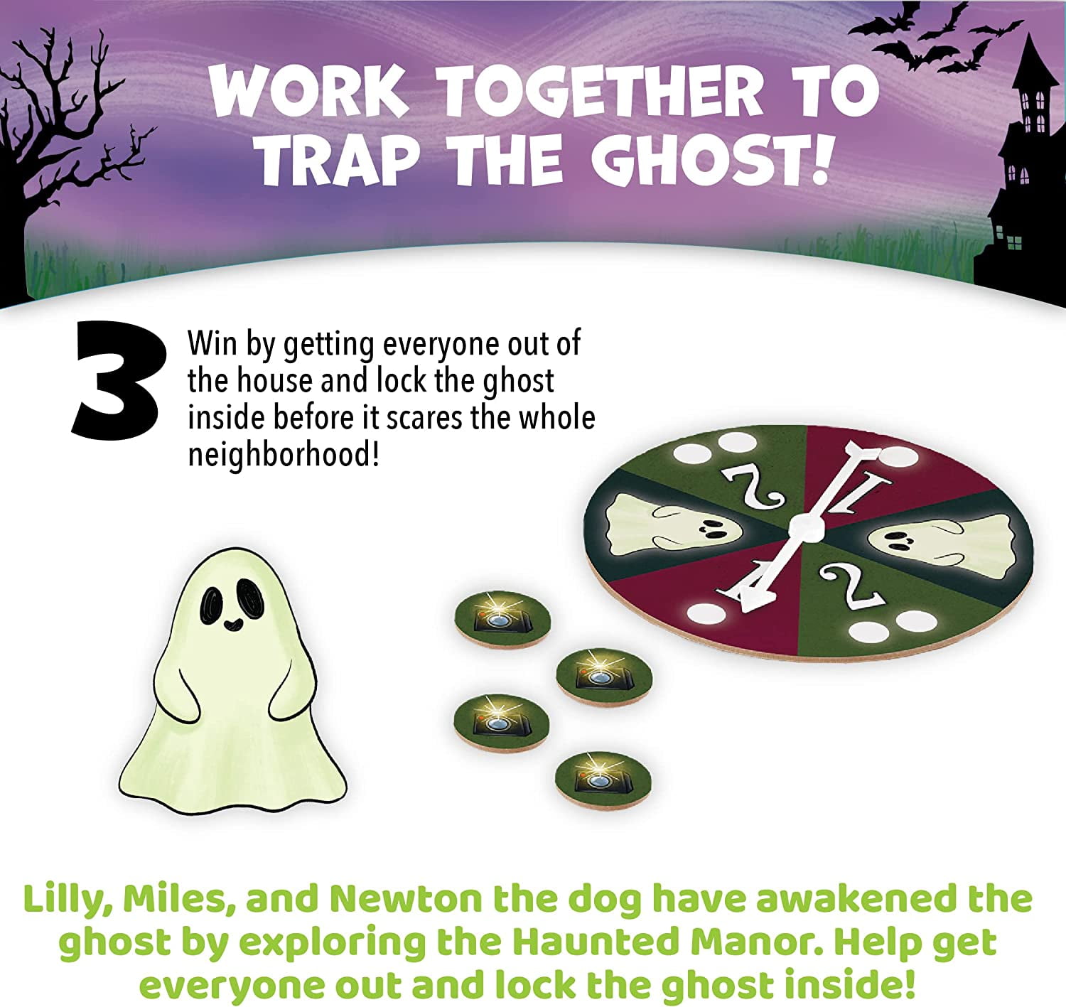 Peaceable Kingdom Ghost in the Attic Cooperative Game for Kids