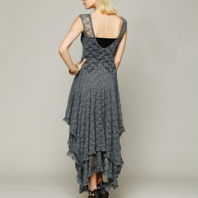 uneven lace dress オケージョンドレス】Uneven lace dress(size1) ZW