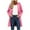 Pink, variant on DAFPZW Womens Peacoat Winter Warm Long Sleeve Notch Lapel Mid Long Trench Coat Wool Blend Open Front Hooded Overcoat