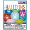 thumbnail image 2 of Unique Industries Latex 16" Multi-color Graphic Prints Happy 6th Birthday Balloons, 8 Count, 2 of 4