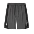 thumbnail image 4 of Men's Athletic Shorts Performance Basketball Workout Short Pants Summer Quick Dry Running Fitness Training Activewear Color Block Sport Shorts with Pockets for Soccer, 4 of 9