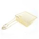 thumbnail image 3 of Pala para arena para caca de gato, cucharas de limpieza para inodoro de gato, cuchara de Metal (dorado) Likrtyny Para estrenar, 3 of 6