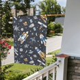 thumbnail image 5 of Easygdp Space Cars Garden Flag Yard Flag Welcome Flag, Double-Sided, Weather Resistant for Outdoor Decor -, 5 of 9