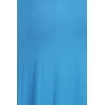 thumbnail image 4 of ShezPretty Women's Premium Fold Over High Waist Long Floor Length Maxi Skirt&nbsp; (Large, USA-TURQUOISE), 4 of 5