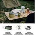 thumbnail image 4 of Travel Foldable Kettle, Collapsible Kettle Silicone Tea Kettle Portable for Outdoor Camping Travel, 1L, 4 of 8