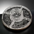 thumbnail image 1 of Godinger 25985 Dublin Crystal Lazy Susan - 5 Section, 1 of 1