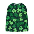 thumbnail image 4 of Jinhomg Cardigan Sweaters for Women Funny St Patrick's Day Cardigans Plus Size Comfy Long Sleeve Button Down Jackets Ladies Thin Holiday Sweater Sales Today Green M, 4 of 6
