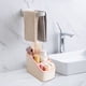 thumbnail image 5 of Estantería de almacenamiento grande, caja de uso múltiple, 3 compartimentos amplios, organizador de espacio, ideal para dormitorio, metal resistente, 2 niveles, fácil de mover, alta, 5 of 9