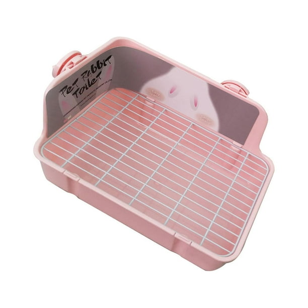 Maytalsory Bunny Litter Box Pet Toilet Cat Rabbits Small Animal Potty Trainer EasytoClean and