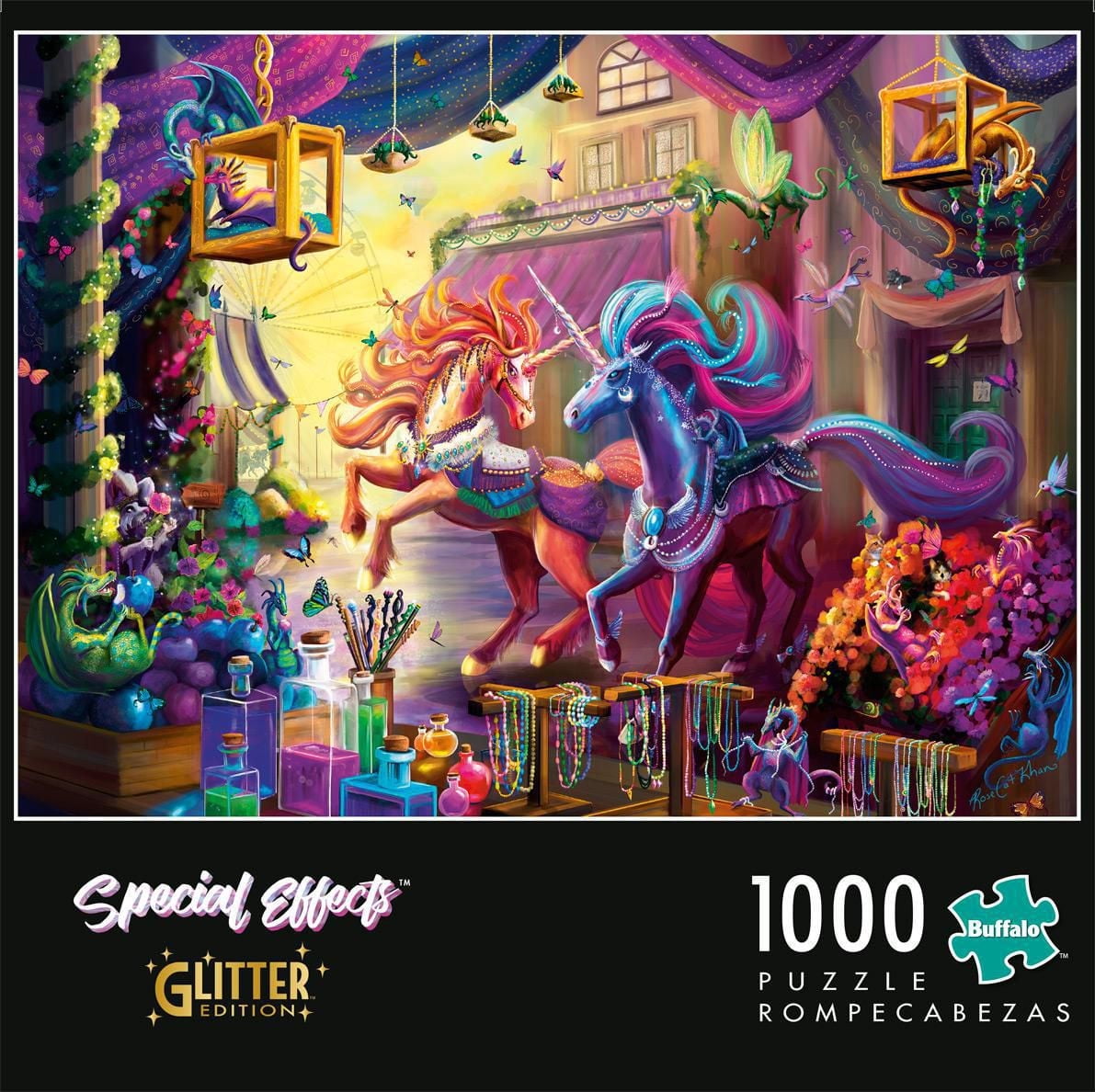 Buffalo Games - Special Effects - Twilight Marketplace - 1000 Piece Jigsaw Puzzle