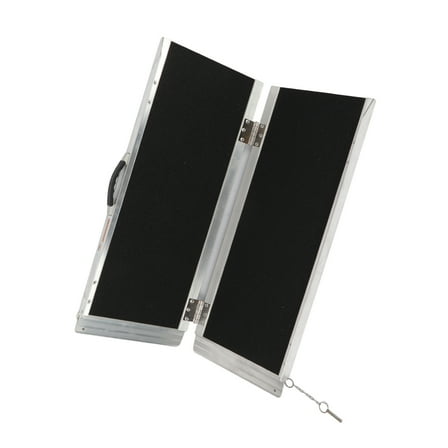 Aluminum Alloy Folding Wheelchair Ramp Portable Non Slip with Handle