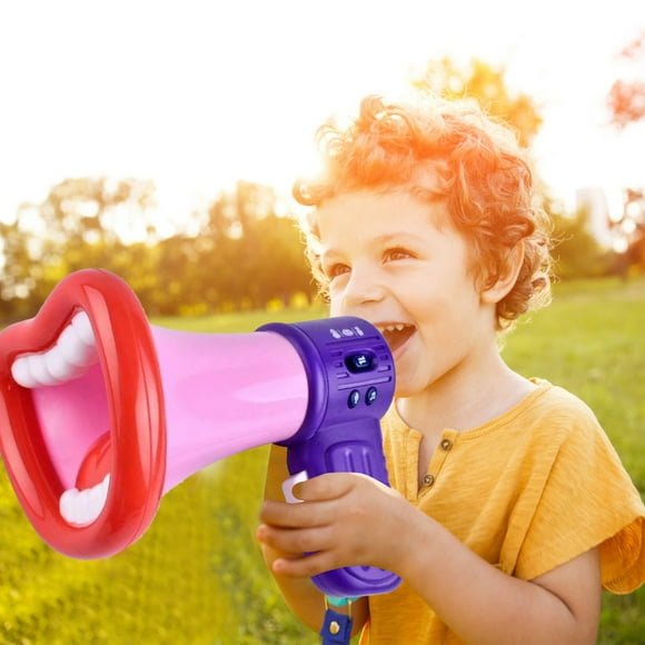 Totority Battery Operated Megaphone Portable Megaphone Bullhorn Phone Loud Speaker Prize For Kids And Adults