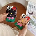thumbnail image 5 of Cute Kitty Cat 3D Soft Silicone Protective Phone Case Cover for iPhone 17 Pro Max 11 12 13 14 15 16 Plus, 5 of 8